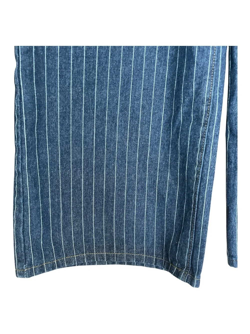 Edikted Tall Cory Striped Low Rise Baggy Jeans Size Small - Picture 4 of 9